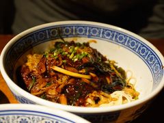 葱烤大排鸡毛菜葱油拌面-沪西老弄堂面馆(定西路店)