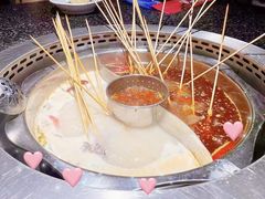 鸳鸯锅底-佰人王串串香火锅(洋珠巷店)