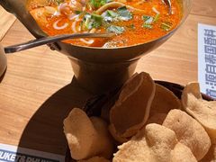 冬阴功罗氏虾汤-普叽普叽泰式茶餐厅(港汇店)