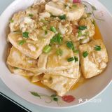 今日菜谱:咸鸭蛋老豆腐 一个很容易烧的菜,咸鸭蛋现成