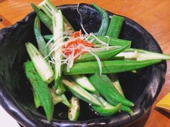 油泼黄秋葵-福照楼汽锅鸡·云南菜(护国路店)