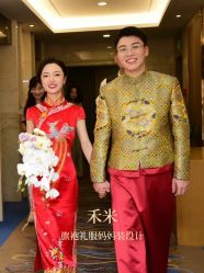 -禾米旗袍妈妈装礼服定制(嘉业国贸店)