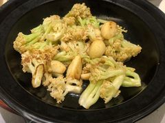 堂烹虾酱有机花菜-狮王府淮扬菜(新街口友谊店)