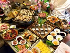 -围炉肉舍•炭烤活鳗•丹东海鲜烤肉(步行街店)