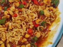 火辣鱿鱼拌面-屋里家延边朝鲜族冷面(梅林3店)