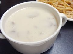 鸡茸蘑菇汤-蘑菇餐厅(马台街店)