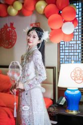 -桃子造型婚纱礼服(凤起广场店)