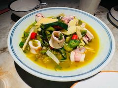 上虞雪菜鱿鱼-寻宝记绍兴菜(状元店)