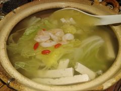 鲜虾白菜豆腐汤-并州大牌档之醉轻尘