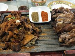 牛排羊腿双拼-烤肉季饭庄
