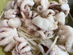 芥末白灼八爪鱼-贞姨美食·老字号海鲜大排档