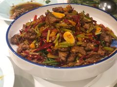 泡椒炒羊杂-宁夏国强手抓羊肉·清真菜(未央路凤三店)