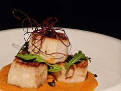 香煎杏鲍鱼菇佐味噌南瓜酱-404干式熟成牛排馆•聚会餐厅