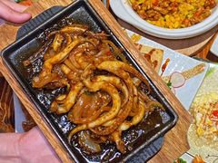秘制铁板鱿鱼须-小川洋风料理(街道口店)