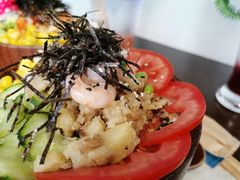 蟹肉芥末酱波奇饭-Poke lemon海鲜波奇饭·柠檬茶(金碧开放小区店)