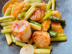 芦笋野菌香煎元贝-杭州临平万丽酒店·万丽轩中餐厅