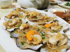 蒜蓉粉丝蒸元贝-老东风菜馆·潮汕大排档