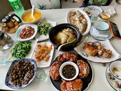 -七的湖·晚芳亭·阳澄湖农家菜·大闸蟹(莲花岛店)