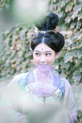 -后宫·古装汉服京剧儿童亲子全家福摄影