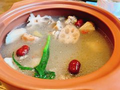 煤炉野藕排骨汤-甜阿姨·天台花园私房菜(万松园店)