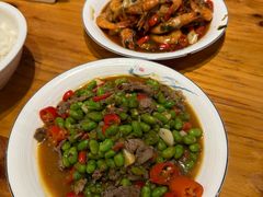 毛豆炒牛肉-小口味