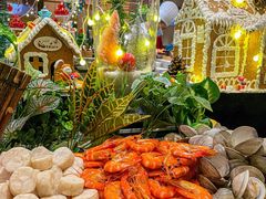 -广州万富希尔顿酒店·感趣自助餐厅·金秋蟹宴生蚝海鲜刺身