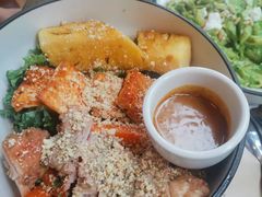 秘制烤菠萝沙爹鸡肉能量碗-Wagas沃歌斯(富力广场店)