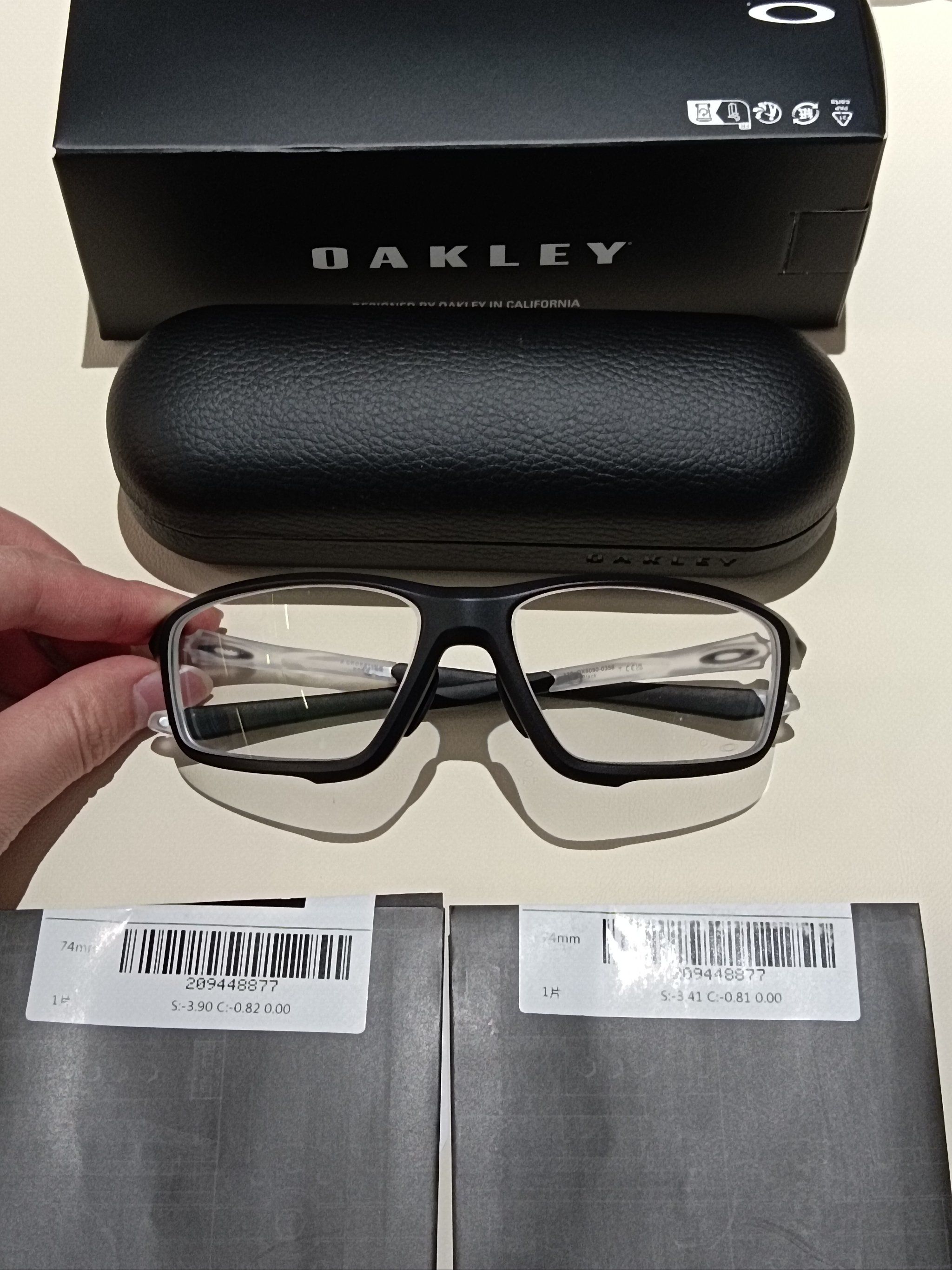 oakley欧克利全套镜配镜效果