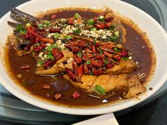 汆花鲢-燕北云山·农家菜·灶台鱼(密云溪翁庄店)
