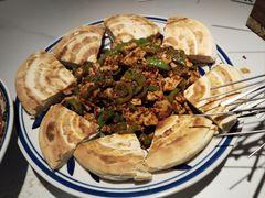 孜然炒肉饦饦馍-叁宝烤肉• 西安烧烤(太乙路店)