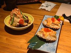 土豆蟹籽色拉-藤原布二·八佰善会席料理(奥体店)