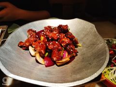 蒜香蜜汁排骨-绿茶餐厅(西单老佛爷店)