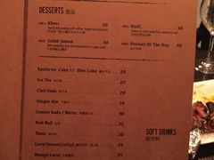 菜单-克比叔叔印度餐厅Kebabs on the Grille(永康路分店)