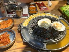 招牌芝士扇贝-青瓦炭韩潮烤肉(花园道店)