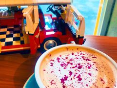 玫瑰红茶拿鐵-W CAFE(甜爱路店)