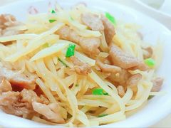 土豆丝清炒肉丝盖码饭-百年德园(侯家塘店)