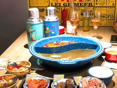 重庆原始红油现炒锅底-王歘歘·chuǎ火锅(五道营店)