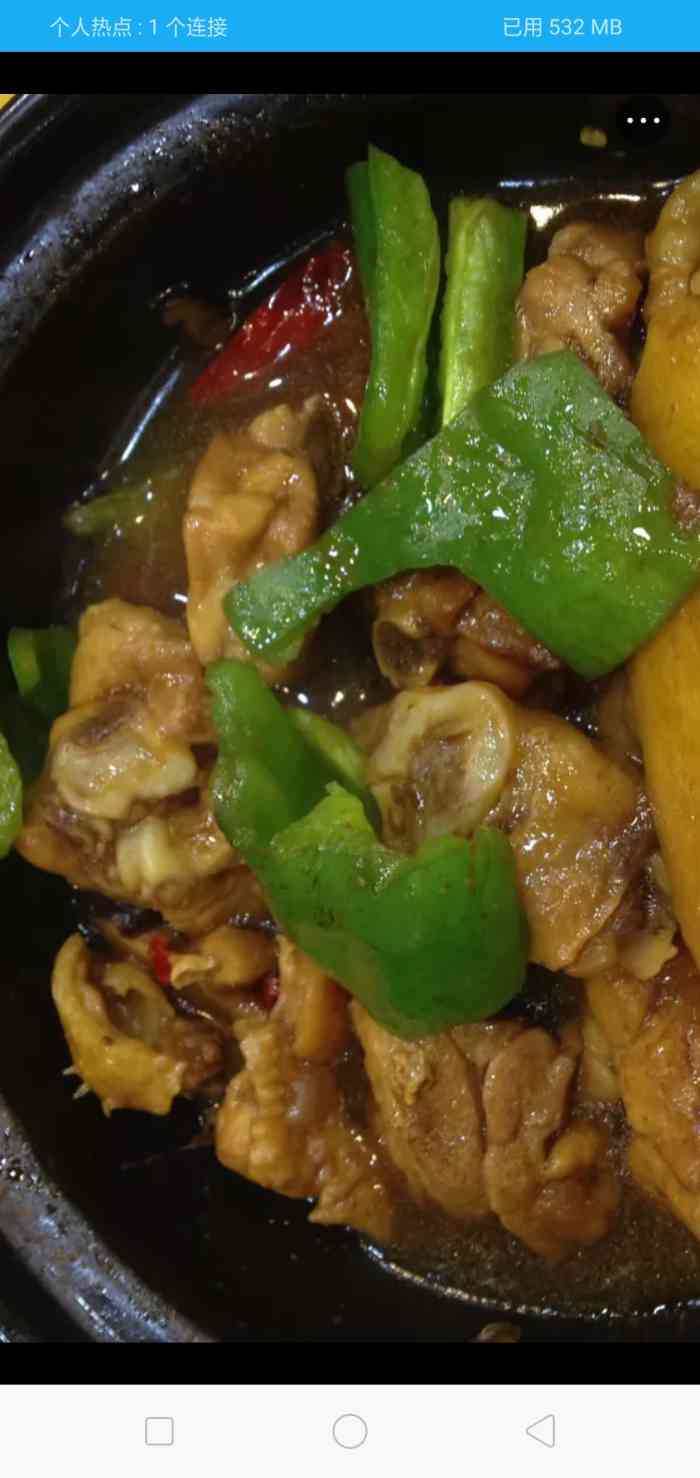 外卖比较多,黄焖鸡有点略咸,青菜少