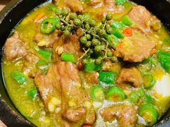石锅豆花牛柳-金掌勺锅包肉(太原万达店)