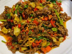 小炒黄牛肉-格塘人家·山泉水煮鱼(望兴家园店)
