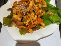 铁板鱿鱼-玛嘻哒韩国料理炭火烤肉(莫邪路新天地店)