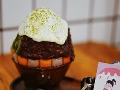 抹茶生乳かき氷-WONDER ICE 萬得冰田(建設路总店)