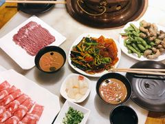水爆手切精选羊腿肉-京门老爆三·铜锅涮肉 爆肚(望京店)