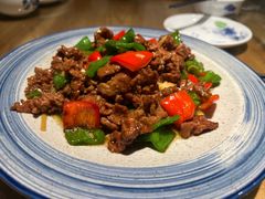 青椒炒牛肉-炊烟·山房菜