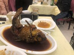 罾蹦鲤鱼-奥华餐厅·老张记(台基厂店)