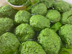 青菜圆子汤-柏合黄记豆腐皮饭店
