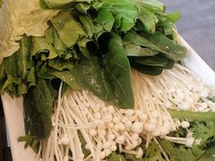 绿色时蔬大拼-京门老爆三·铜锅涮肉 爆肚(望京店)