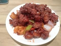 椒香虾仁爆鸡球-陈傻子餐厅(世纪都会店)