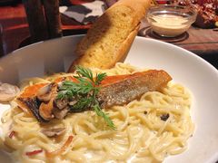 三文鱼培根意面-卡朋厨房(289艺术园区店)