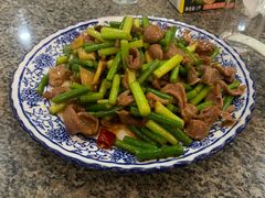 蒜苔鸡胗-天台徐家小吃